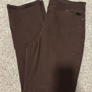 Brown Casual Pants
